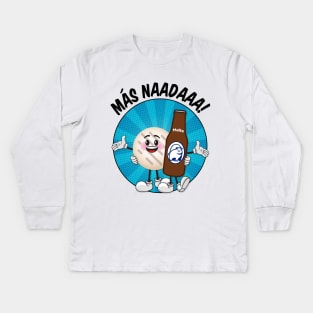 We only need an Arepa and a Malta. That's all! Kids Long Sleeve T-Shirt